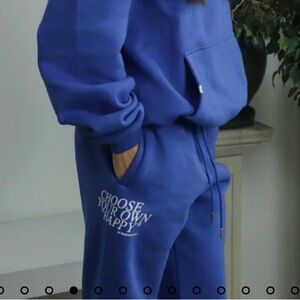 Drmers Club Blue Motivational Joggers